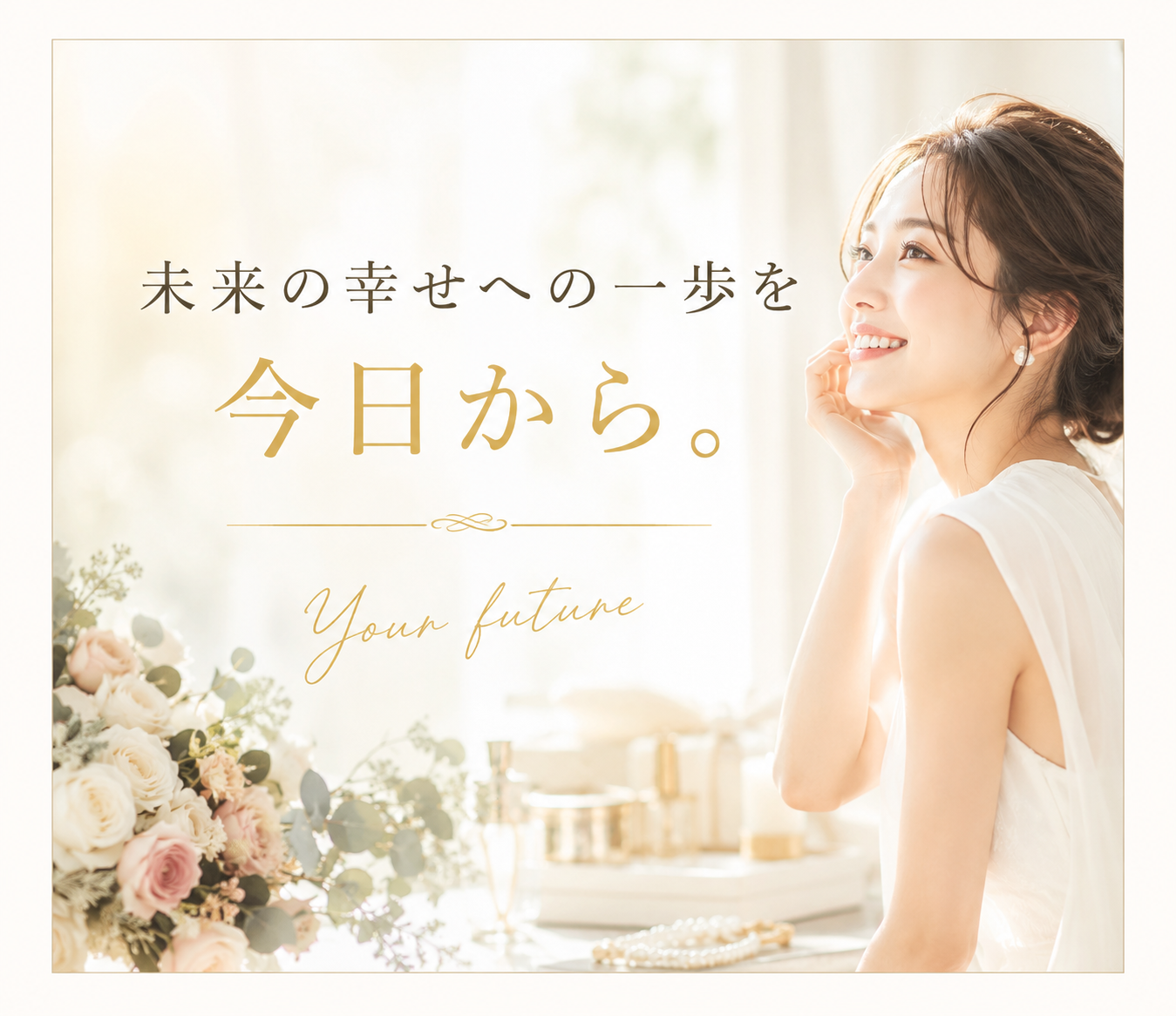 上品な花のイメージ